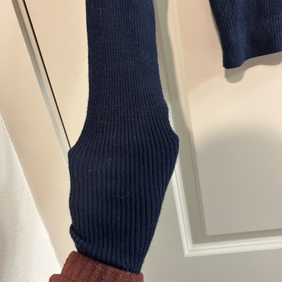 Garage Dark Blue Women's Hooded Sweater - Picture 2 of 4